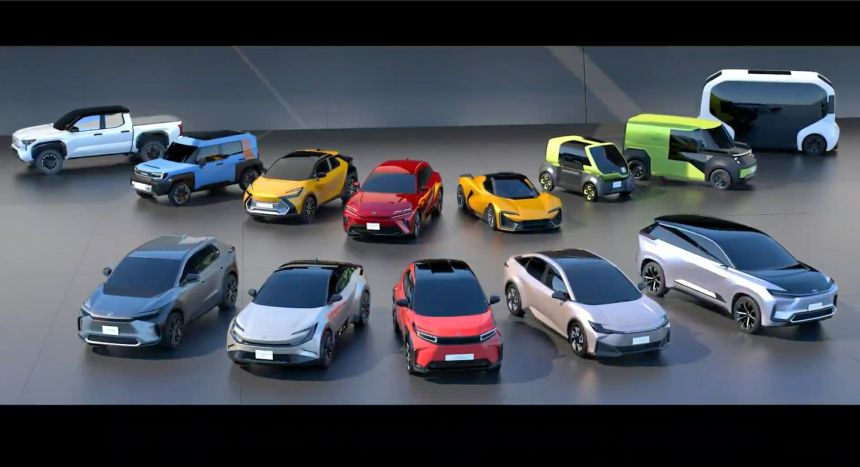 Toyota goes all-in on electric and previews future EV lineup image