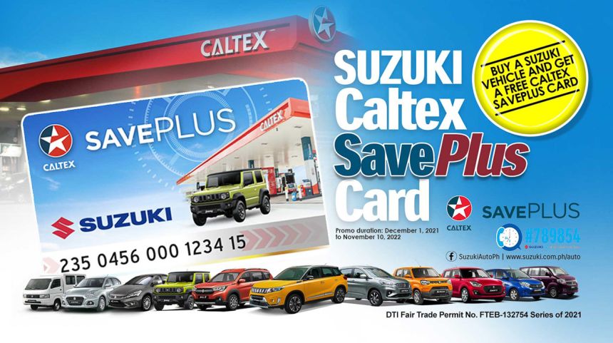 Get a free Caltex discount card when you buy an all-new Suzuki image
