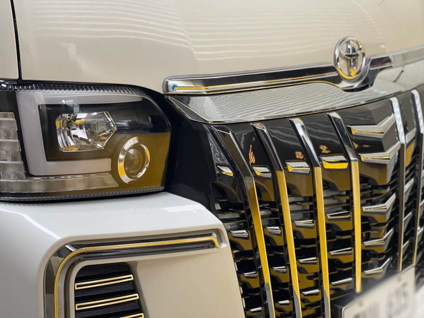 Atoy Customs can transform your Hiace to look like an Alphard image