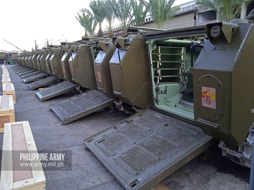 PH Army receives new Armored Mortar Carriers and trucks image