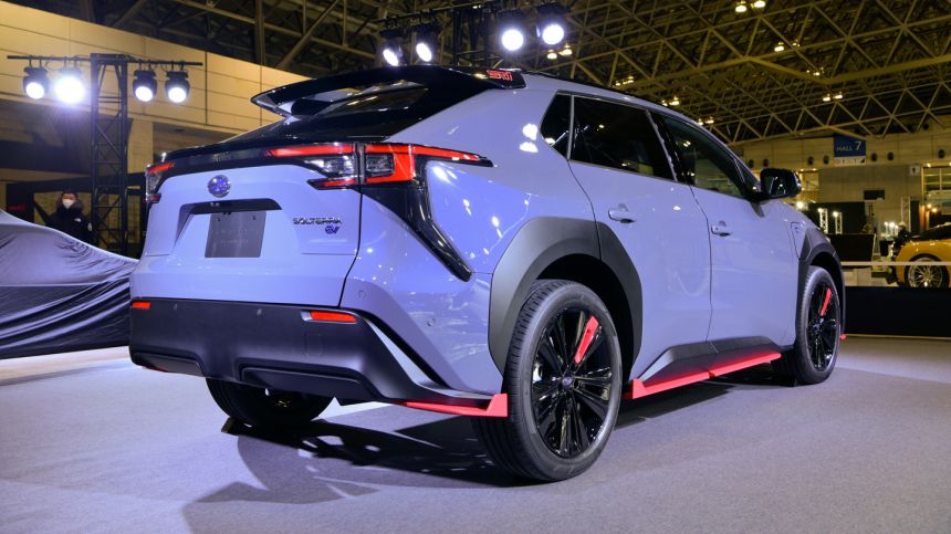 Subaru Solterra EV looks even better with STI parts image