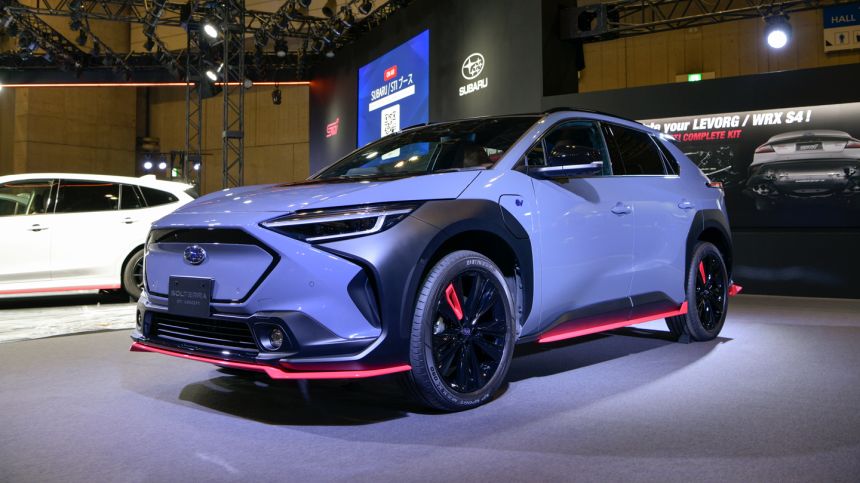 Subaru Solterra EV looks even better with STI parts image