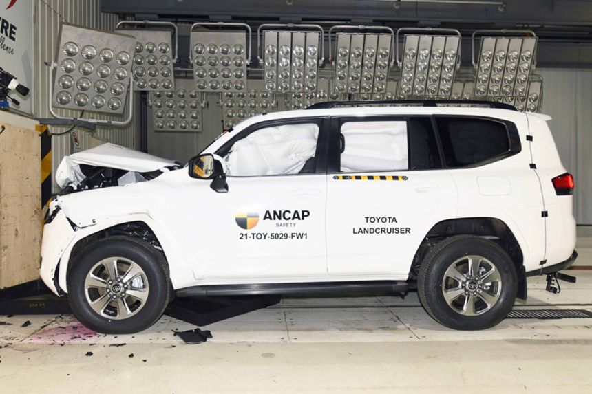 Toyota Land Cruiser 300 crashes its way to five-star safety rating image