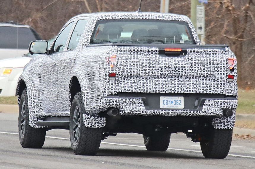 2023 Ford Ranger Raptor loses more camo in new spy photos image