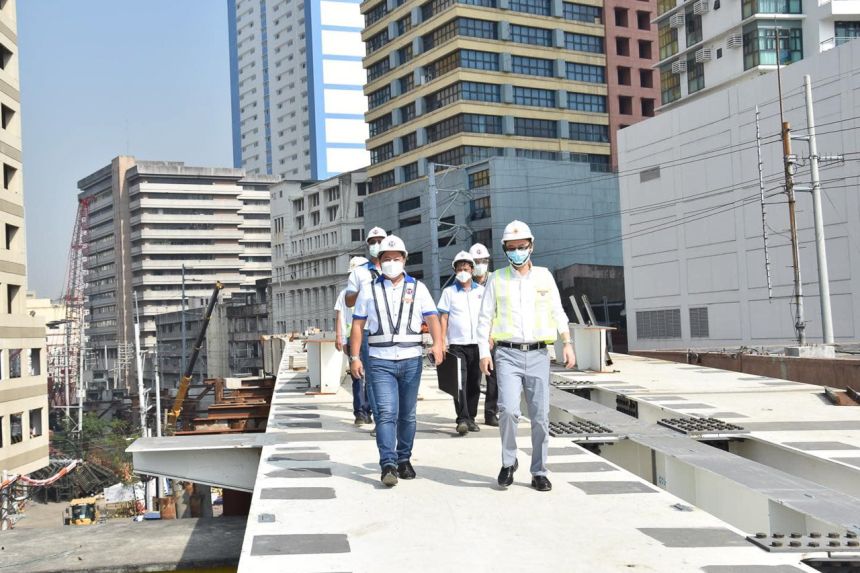 Binondo-Intramuros Bridge nearly complete image