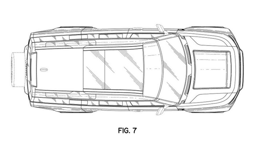 New patent images of Land Rover Defender 7-seater image