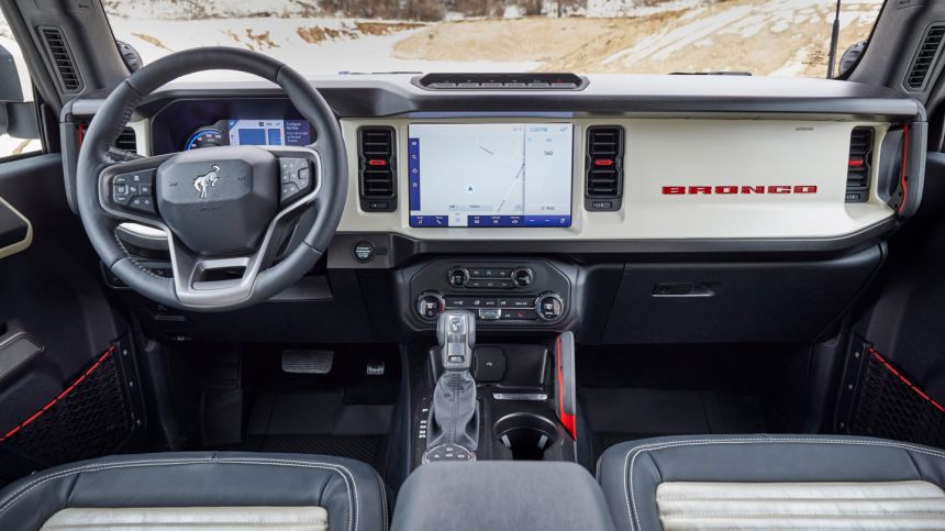 This one-off Ford Bronco is fit for the Pope image