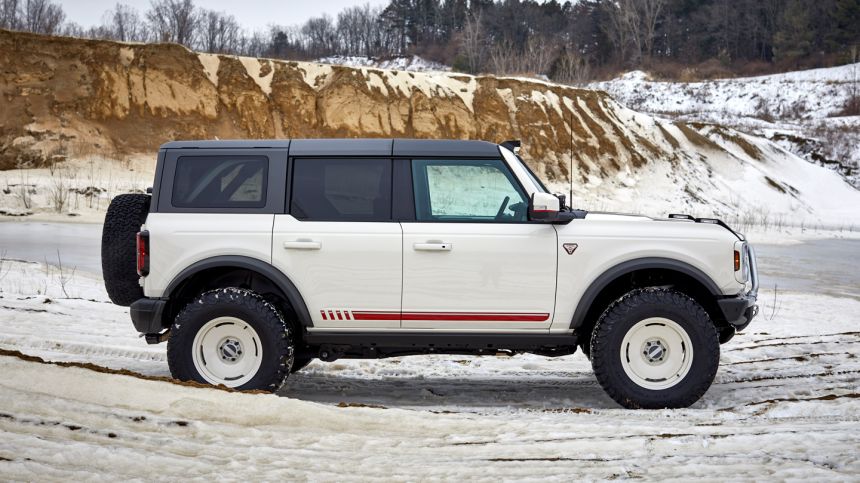 This one-off Ford Bronco is fit for the Pope image