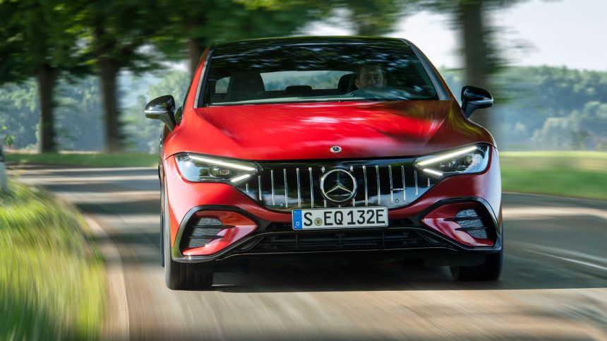 Mercedes-AMG EQE charges in with 687 HP, 1000 Nm torque image