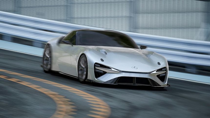 Electric LFA: Lexus gives a better look at the BEV Sport concept image