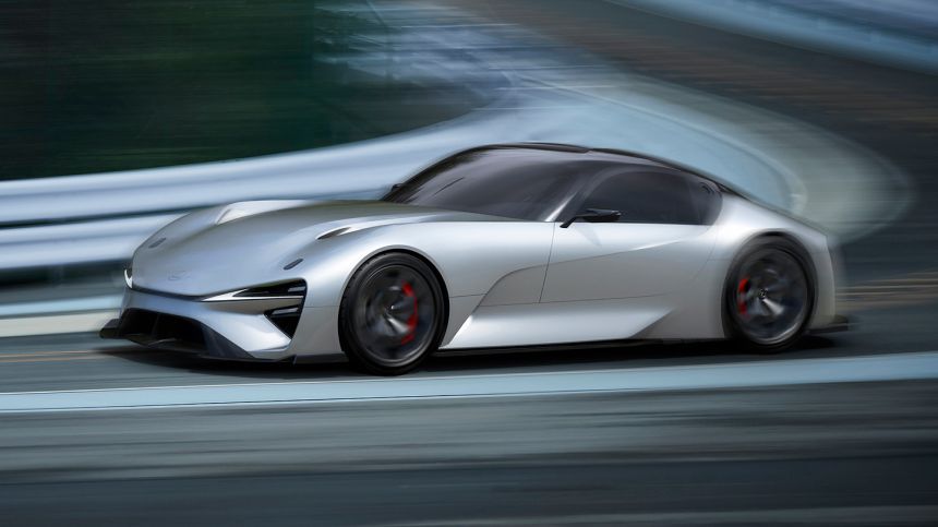 Electric LFA: Lexus gives a better look at the BEV Sport concept image