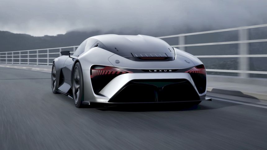 Electric LFA: Lexus gives a better look at the BEV Sport concept image