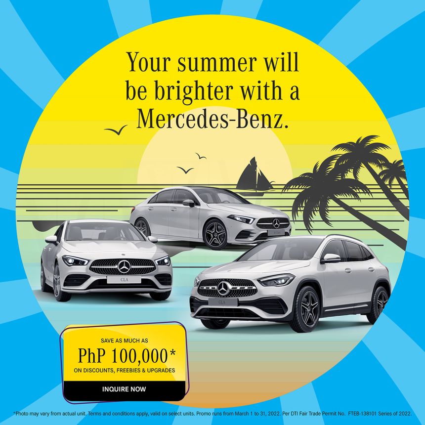 Make summer brighter with a brand-new Mercedes-Benz image