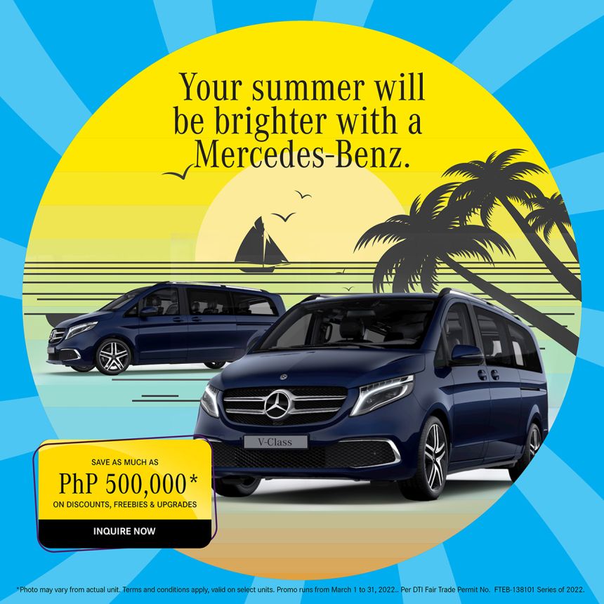 Make summer brighter with a brand-new Mercedes-Benz image