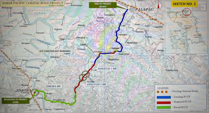 DPWH nearing completion of Samar Pacific Coastal Road image