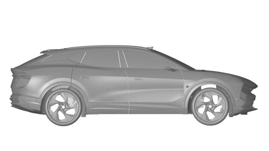 Lotus Type 132 electric SUV revealed in patent images image