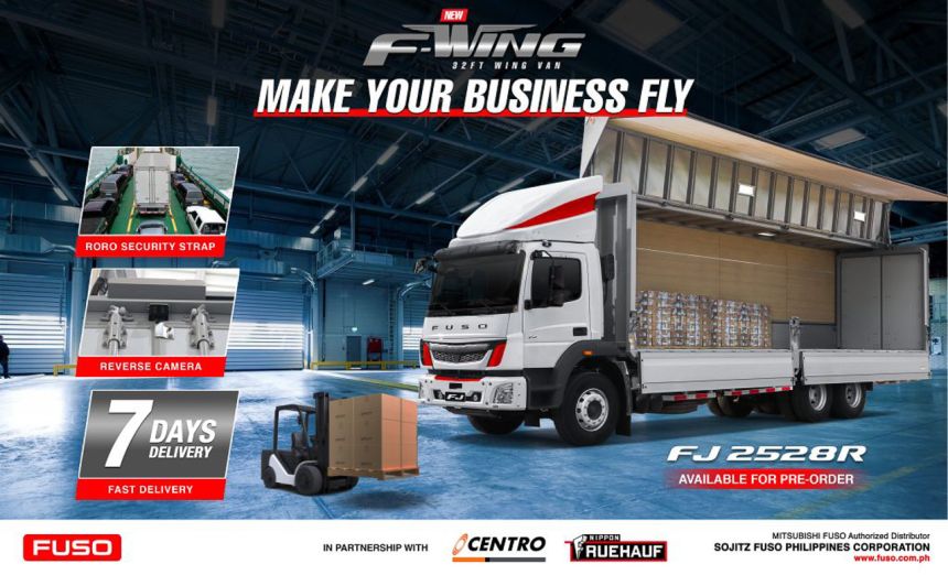 New F-Wing body now available in Fuso FJ 2528R image