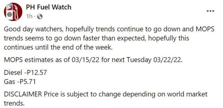 Will a PHP 12+ rollback on diesel happen next week? image