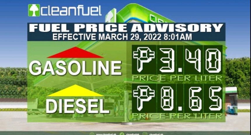 Diesel to go up by PHP 8.65 per liter tomorrow image