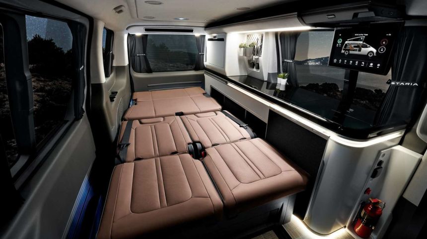 Glamp in style with the 2022 Hyundai Staria Lounge Camper image