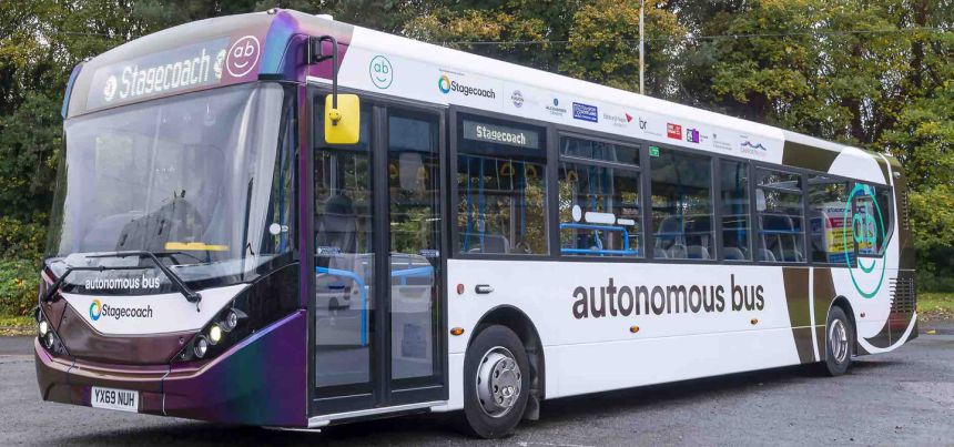 Driverless buses are now plying UK roads image
