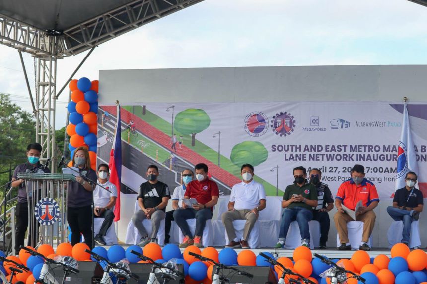 Bike lanes in Marikina and south Manila now complete image