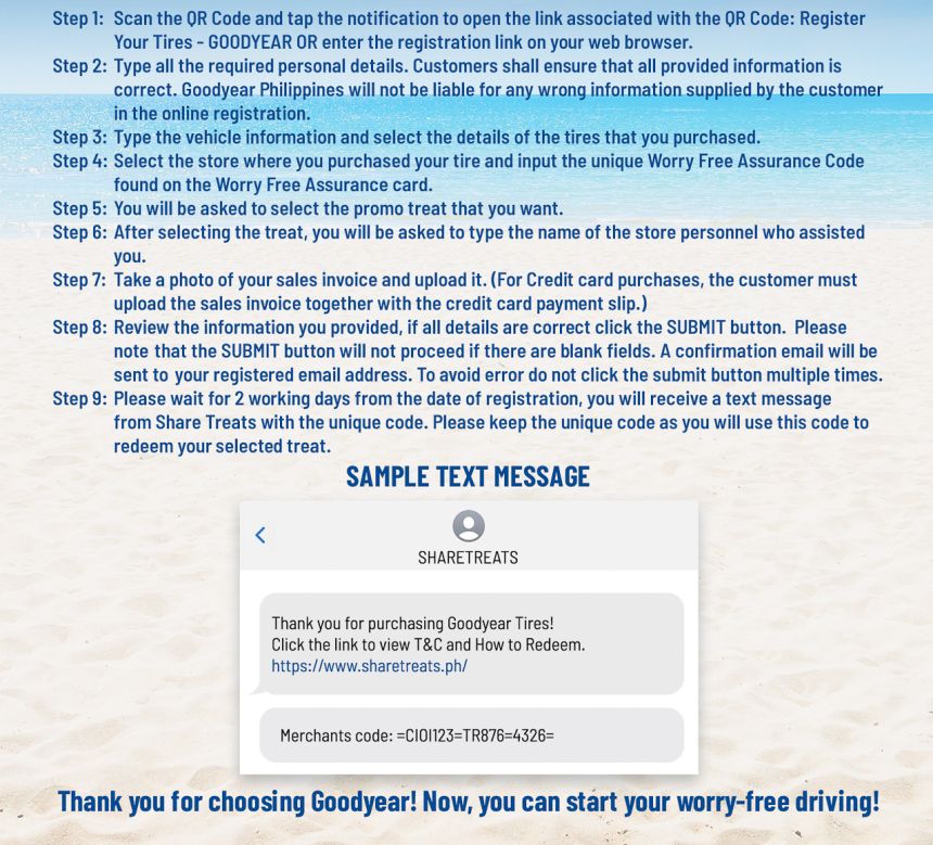 Drive worry-free with Goodyear