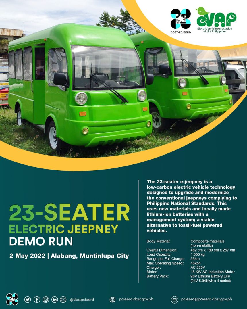 PH develops 23 locally-produced electric jeepneys image