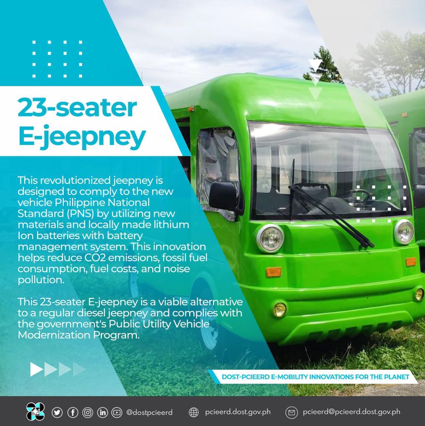 PH develops 23 locally-produced electric jeepneys image