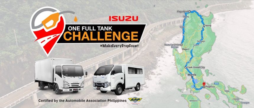This Isuzu Traviz traveled 1,063 km in one full tank image