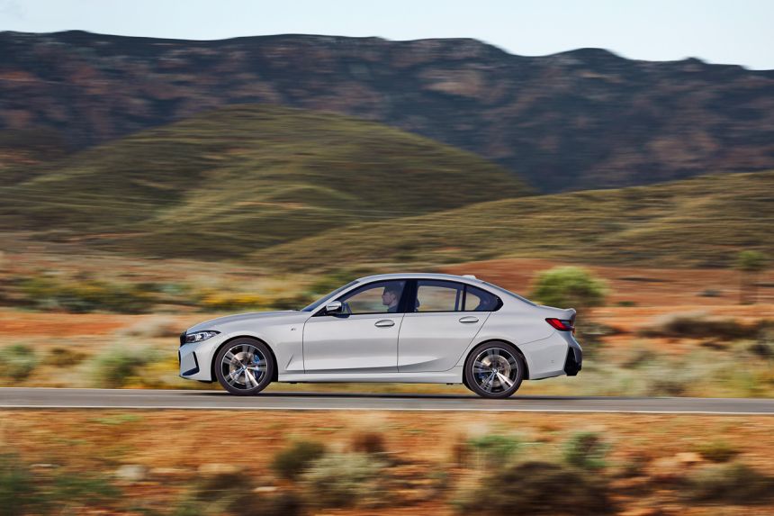 Believe it or not, this is the 2023 BMW 3 Series facelift image