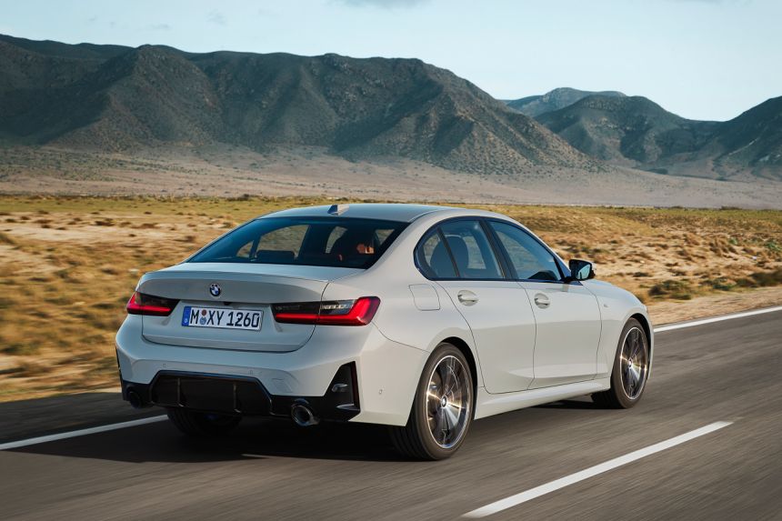 Believe it or not, this is the 2023 BMW 3 Series facelift image