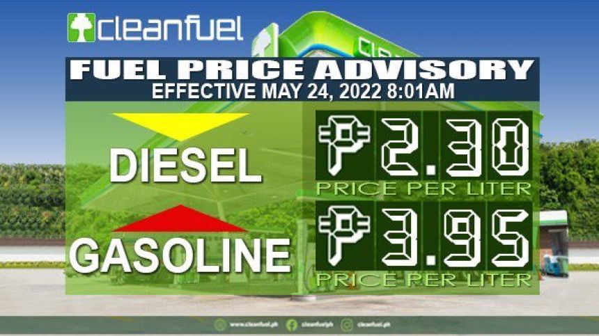 Diesel to roll back PHP 2.30, Gas up by PHP 3.90 image