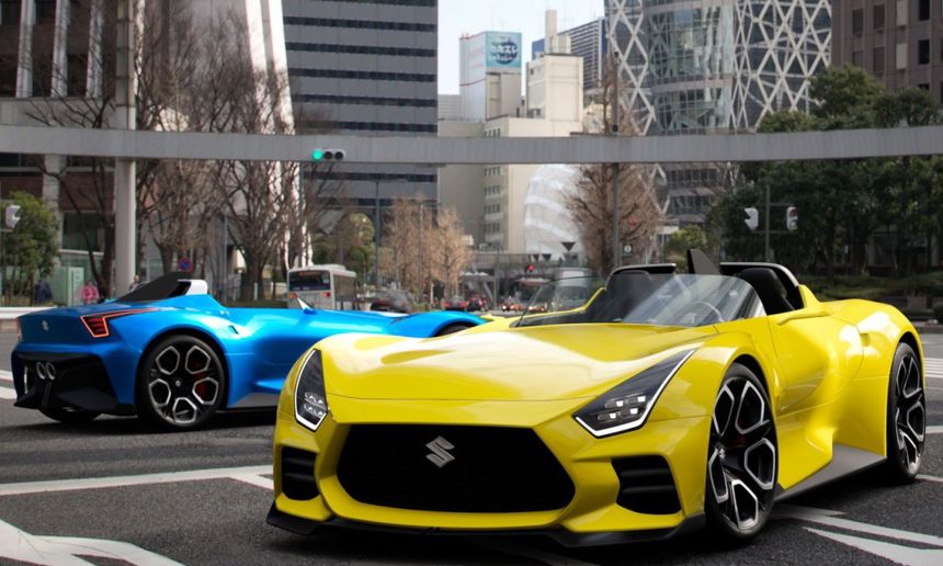 Suzuki debuts Hayabusa-engined Vision Gran Turismo image