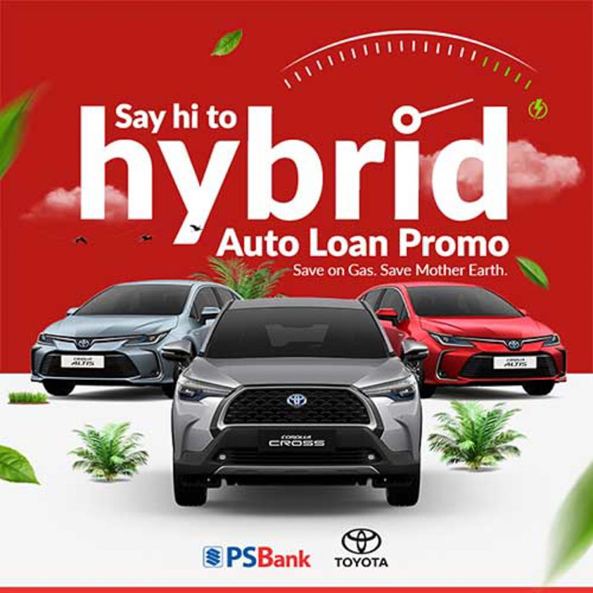 PS Bank and Toyota PH launch hybrid loan promo image