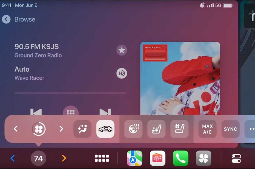 Apple teases new CarPlay version image