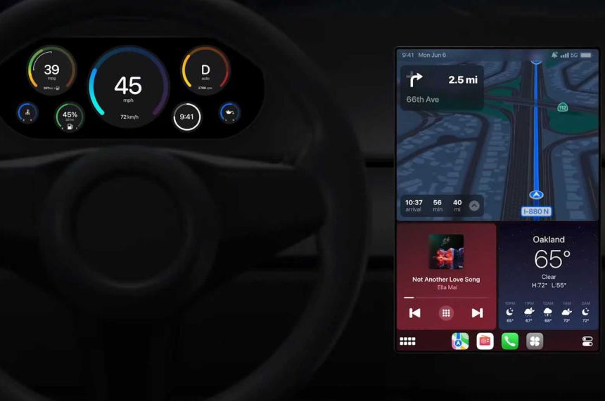 Apple teases new CarPlay version image