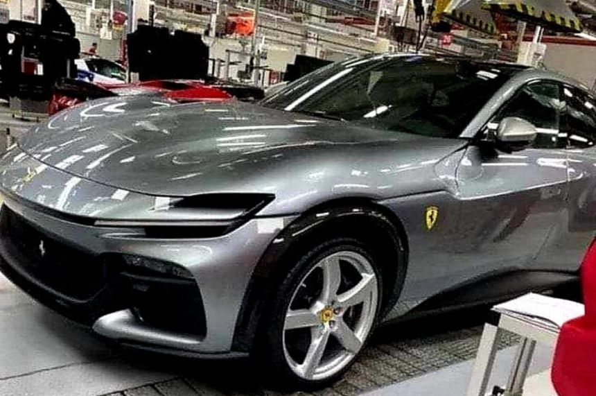 Ferrari finally enters the SUV market with the Purosangue image