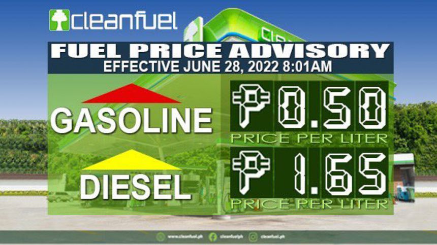 Filling stations to jack up diesel by PHP 1.65 June 28 image