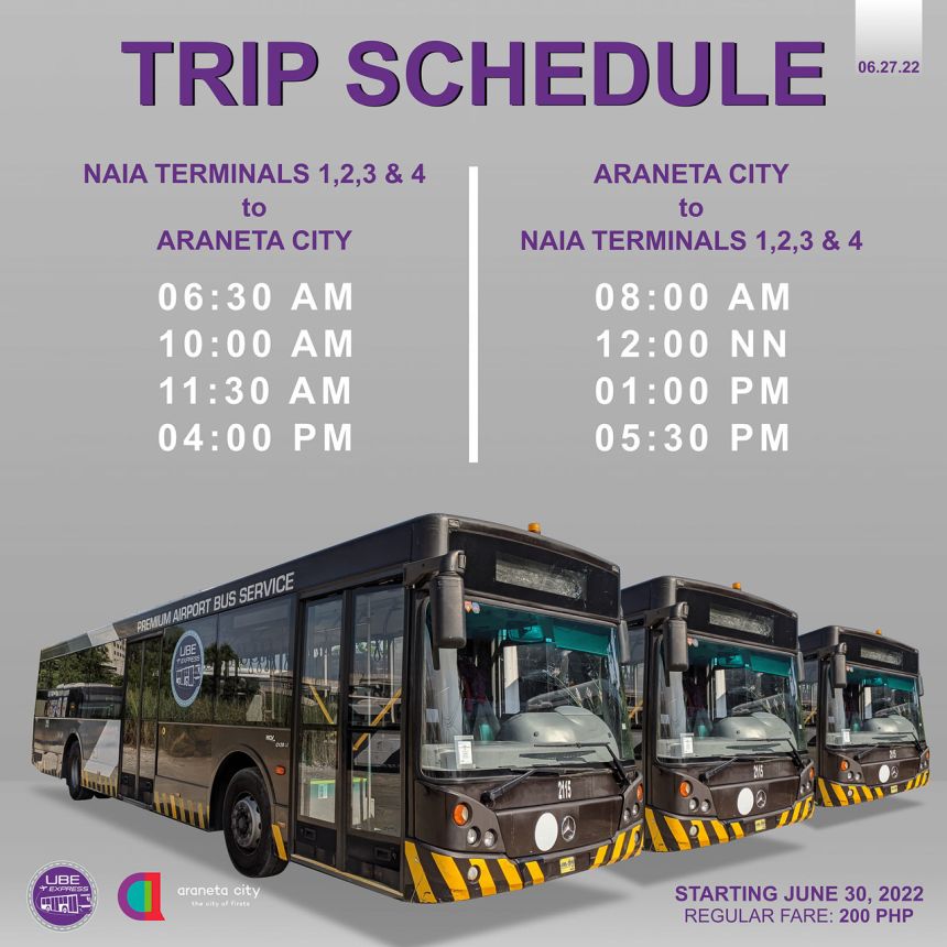 UBE Express P2P NAIA shuttle service is back image
