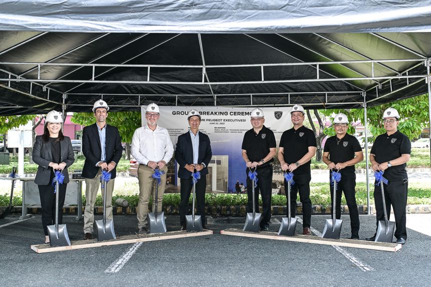 Rising soon: Peugeot PH breaks ground in Alabang image
