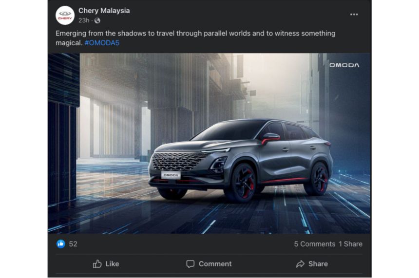 Cherry Omoda EV on the horizon&hellip; for Malaysia. image