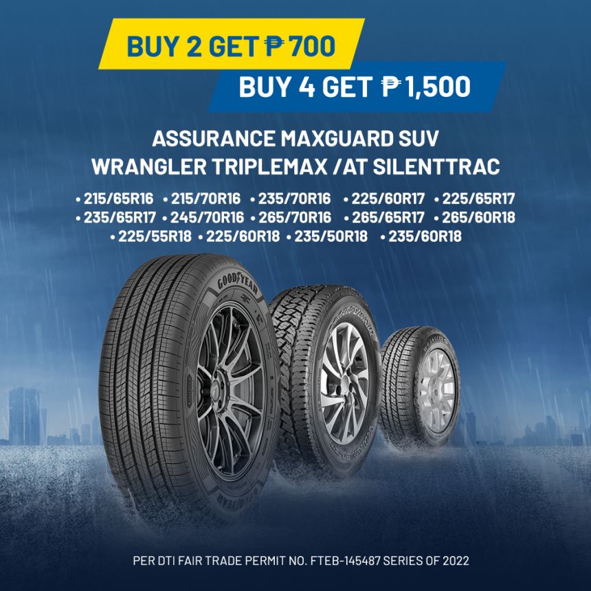 It's Raining Great Gifts with Goodyear tires image
