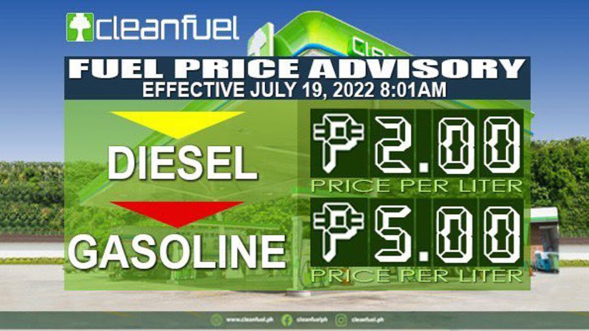 Another big-time fuel rollback set for July 19 image