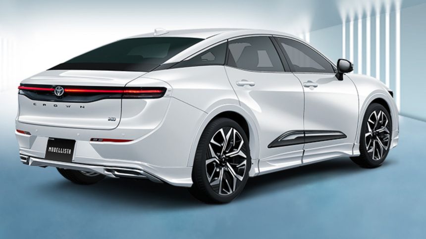 All-new Toyota Crown looks sleek in Modellista, GR Parts image