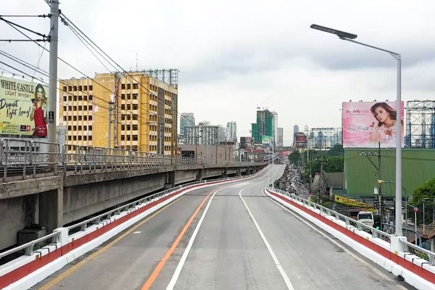 LOOK: EDSA Timog Flyover SB reopens tomorrow, July 23 image