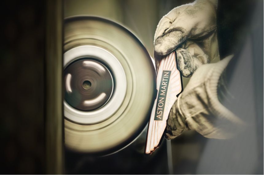 Aston Martin shows off new logo and attitude image