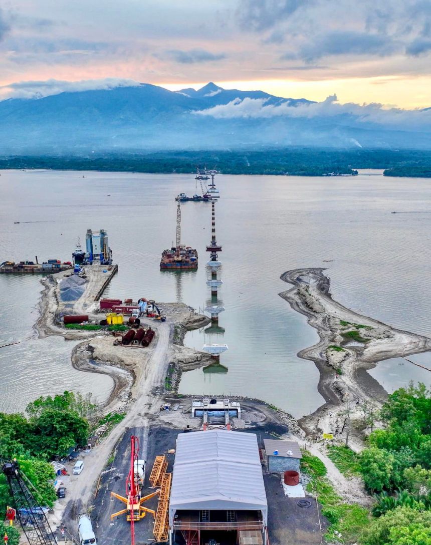 Panguil Bay Bridge project is now at 56% image