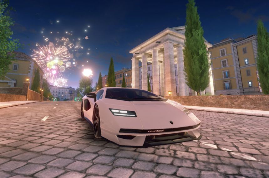 Lamborghini Countach now on Asphalt 4 : Legends Video Game image