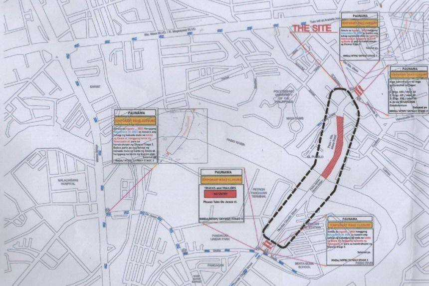Portion of Tomas Claudio St. in Manila closed from Aug 5 to Nov 30 image